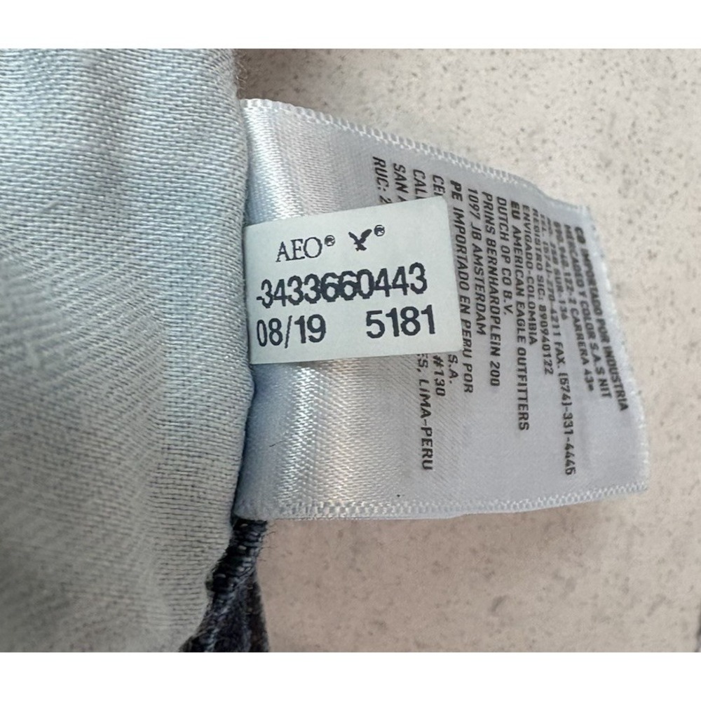 American Eagle Men's Distressed Slim Jeans 28x32 Actual 28x27.5 Mid Rise & Rippe - Picture 8 of 12